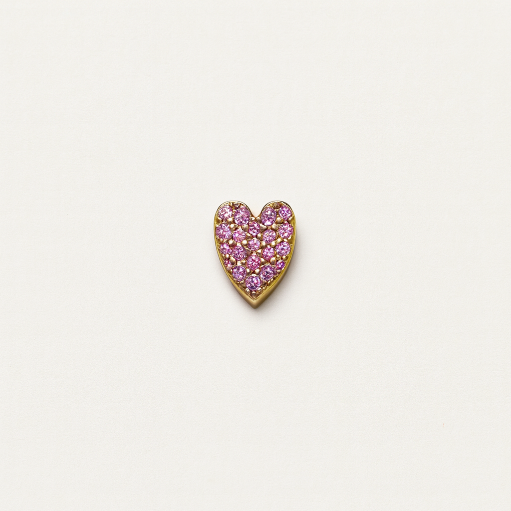 PINK HEART CHARM