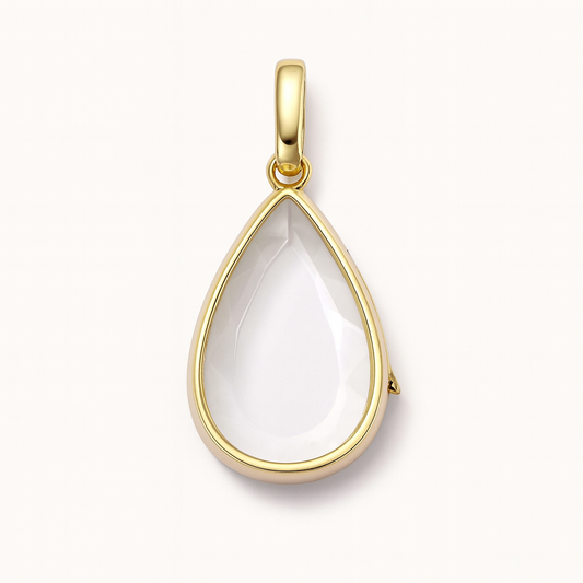 GOLD DROPLET LOCKET