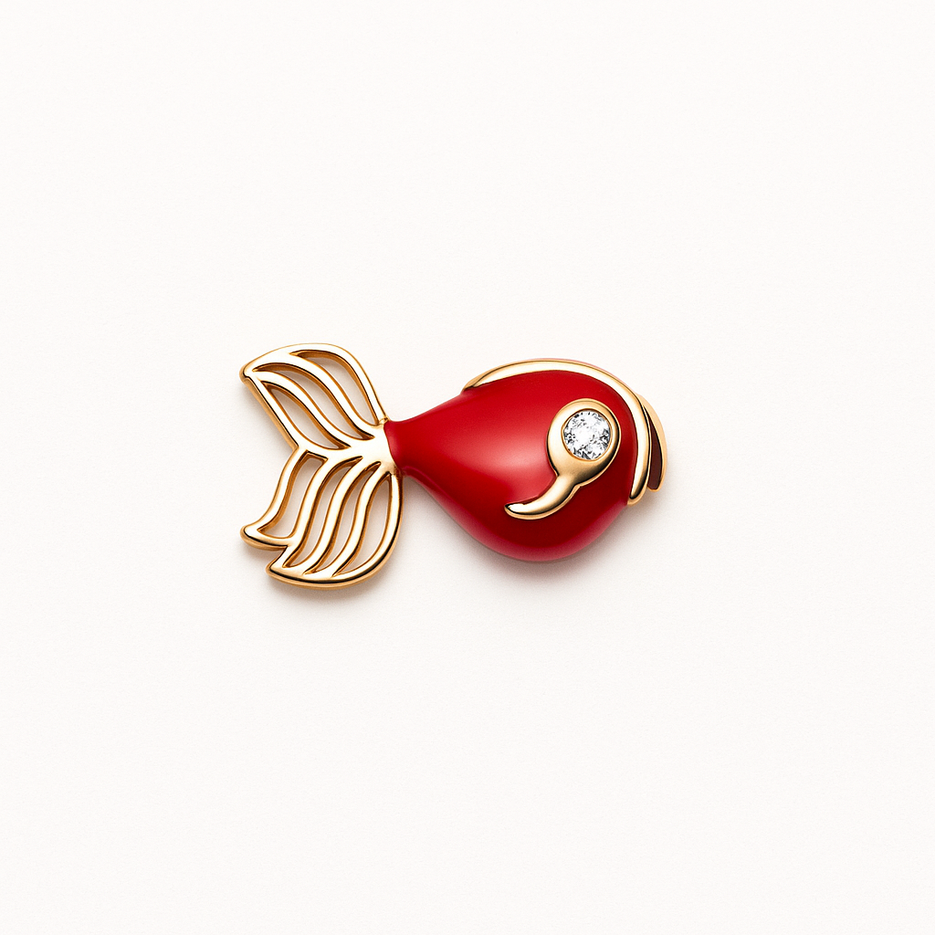 RED FISH CHARM