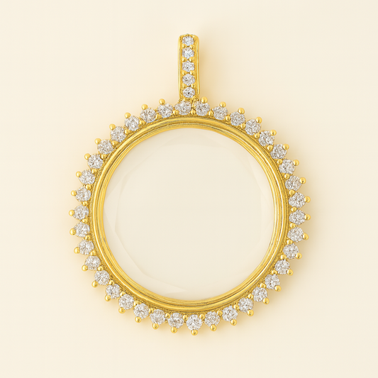 APOLLO ROUND CIRCLE LOCKET