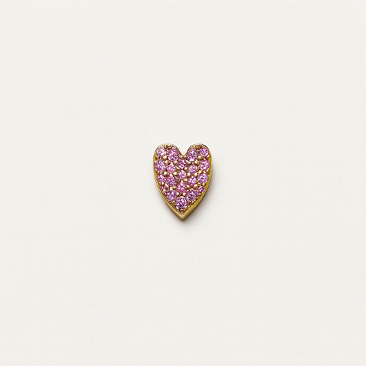 PINK HEART CHARM
