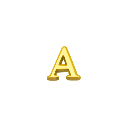 GOLD LETTER CHARM
