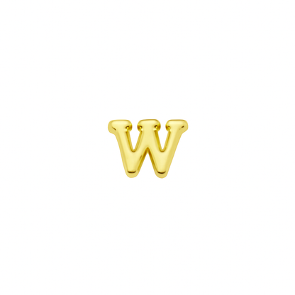 GOLD LETTER CHARM
