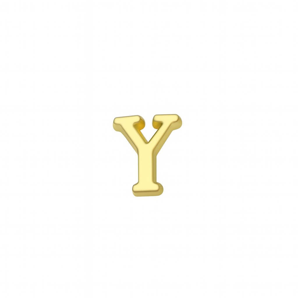 GOLD LETTER CHARM