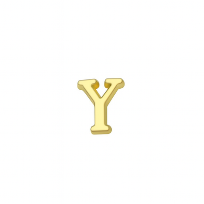 GOLD LETTER CHARM