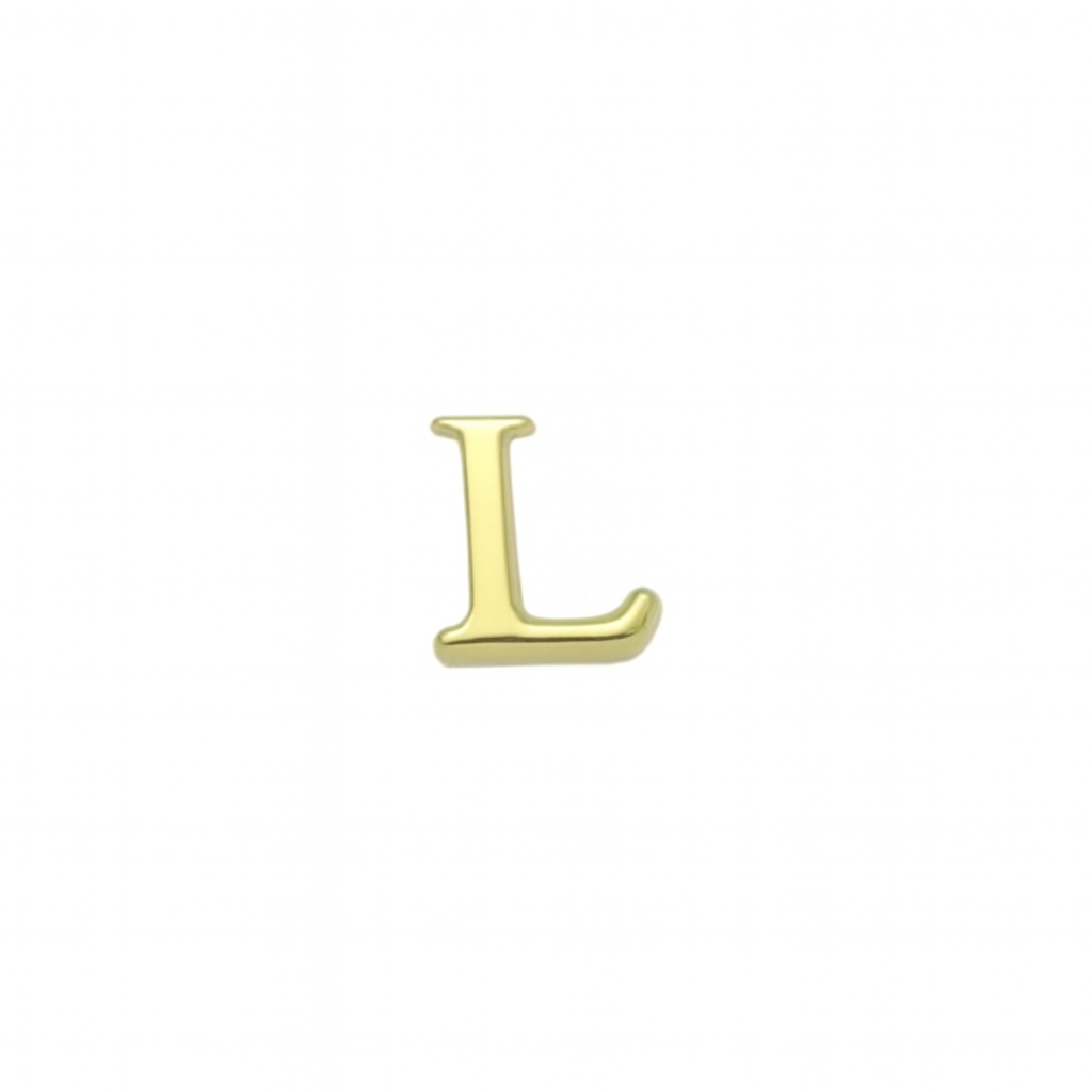 GOLD LETTER CHARM