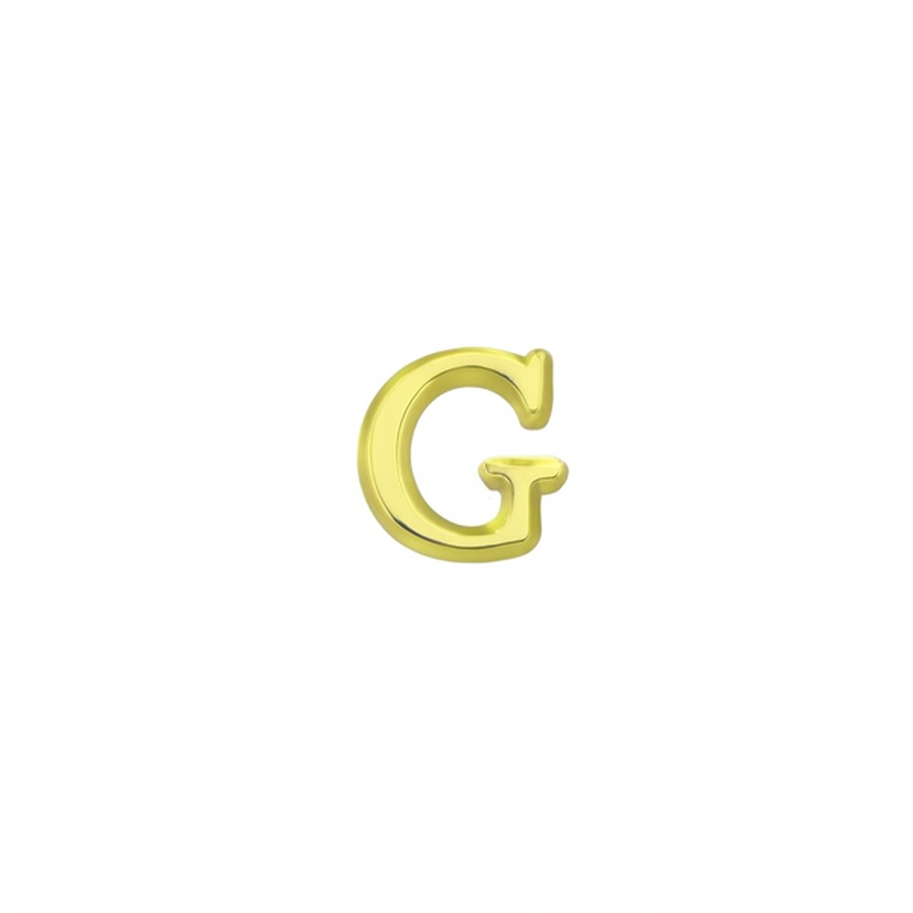 GOLD LETTER CHARM