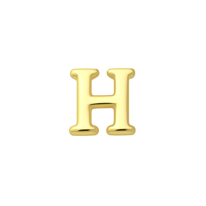 GOLD LETTER CHARM