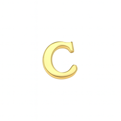 GOLD LETTER CHARM