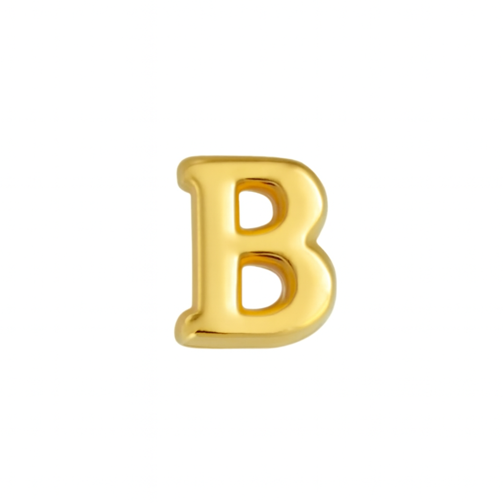GOLD LETTER CHARM