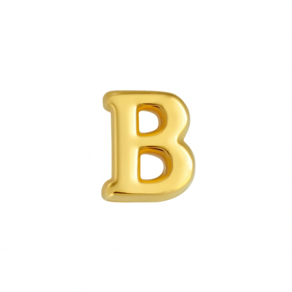 GOLD LETTER CHARM