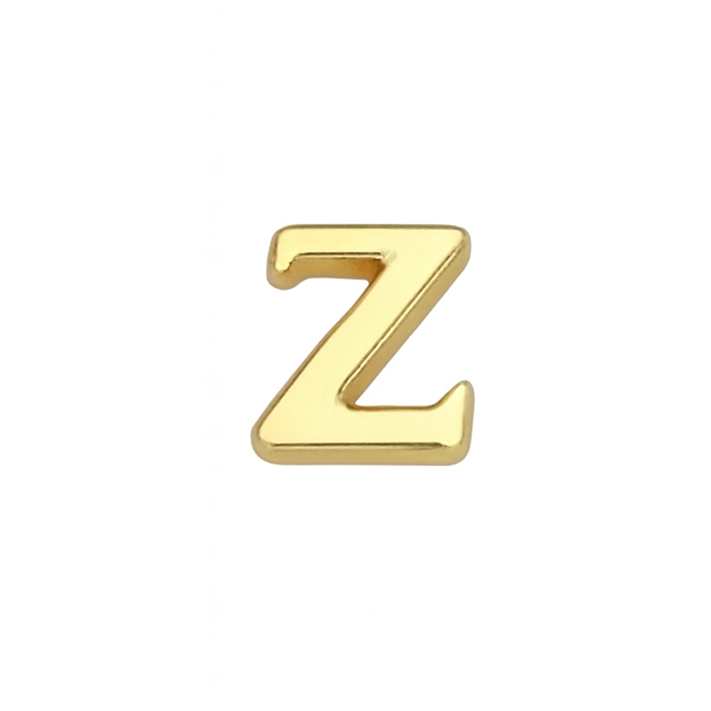 GOLD LETTER CHARM
