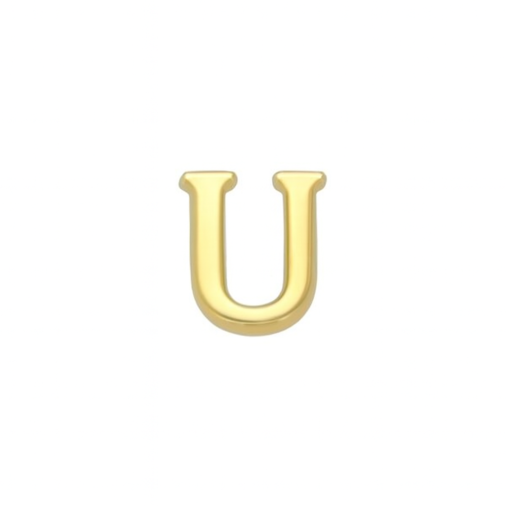 GOLD LETTER CHARM