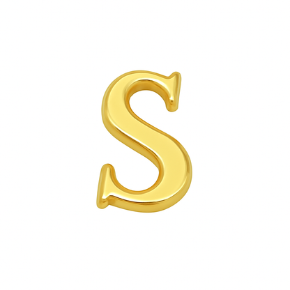 GOLD LETTER CHARM