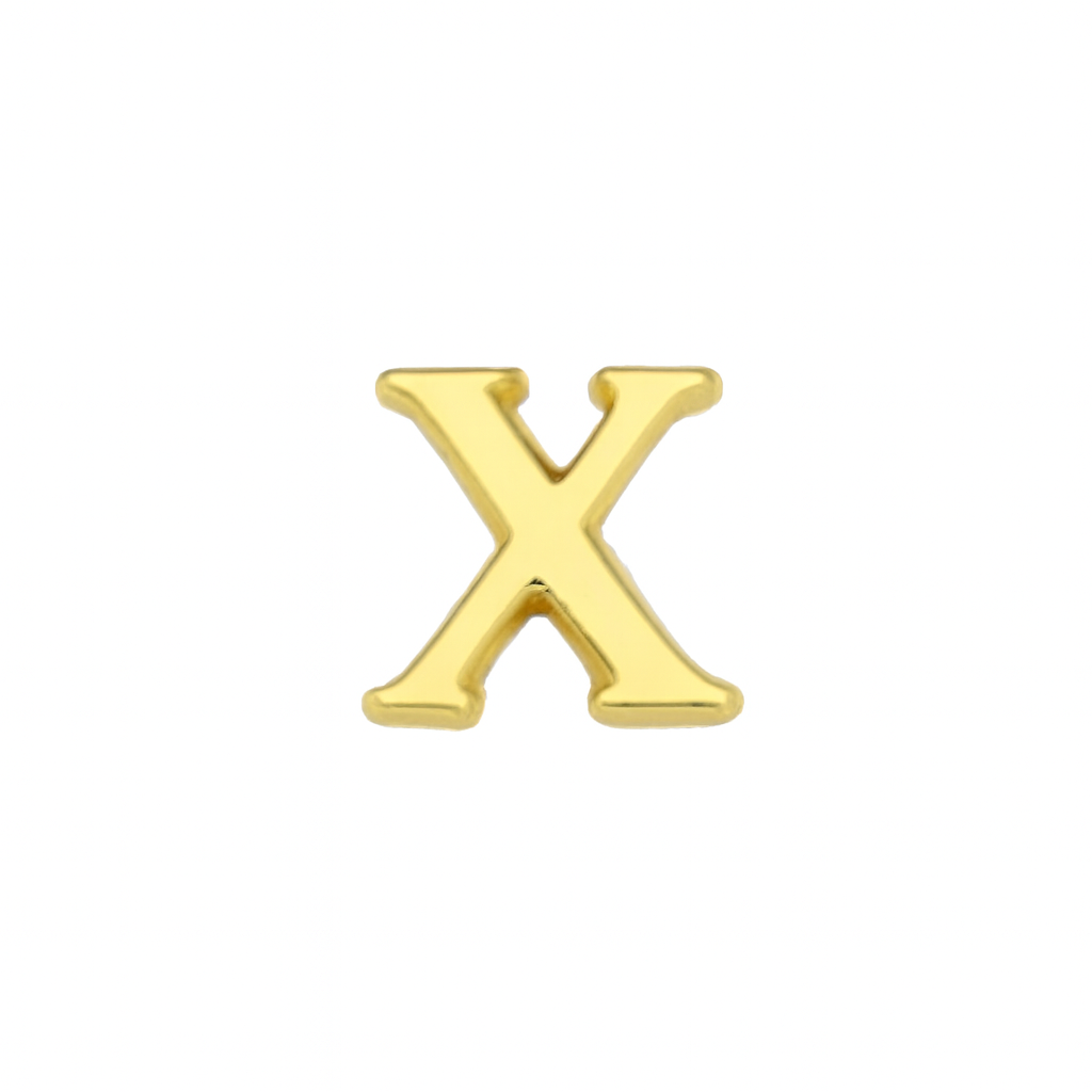 GOLD LETTER CHARM
