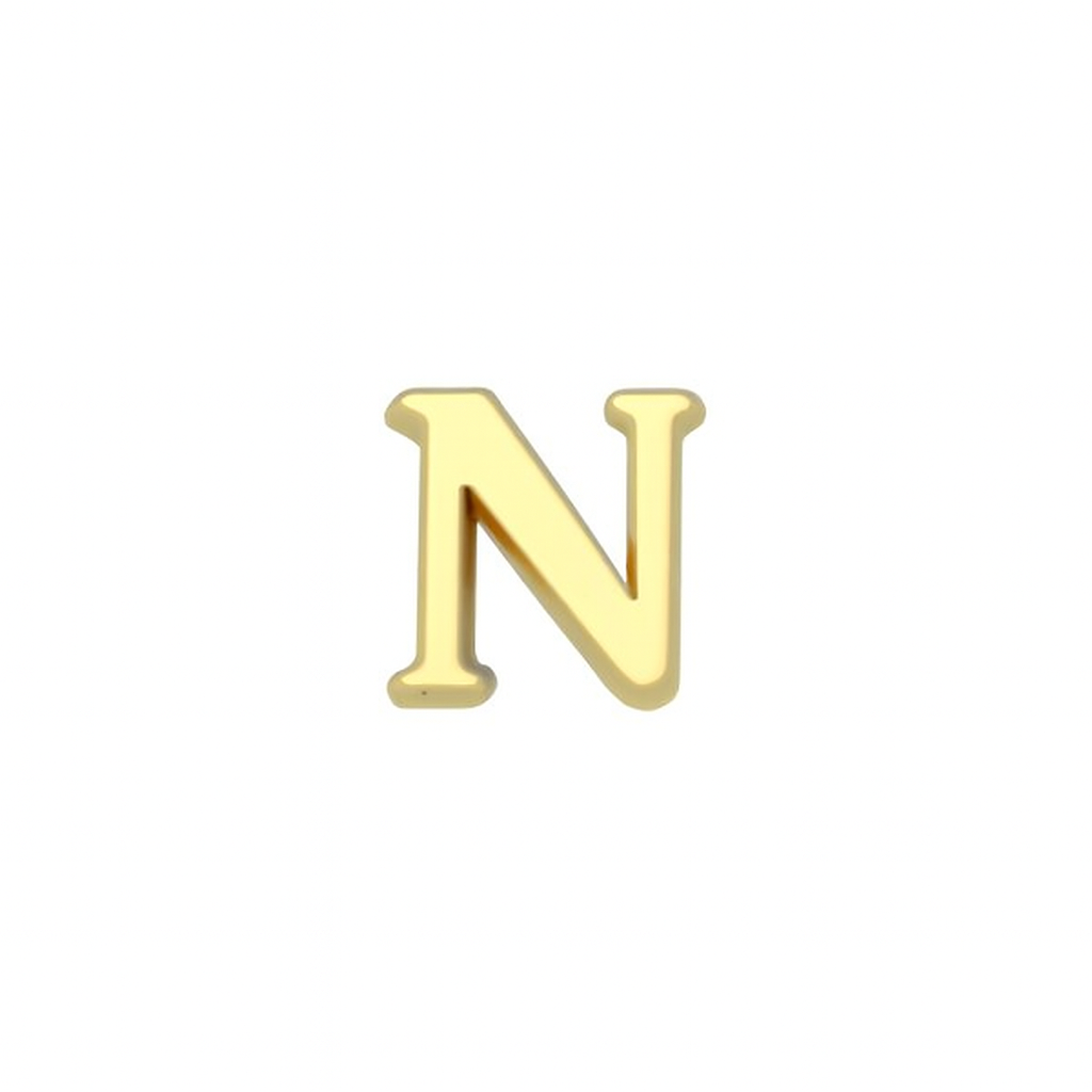 GOLD LETTER CHARM