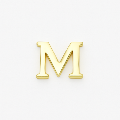 GOLD LETTER CHARM