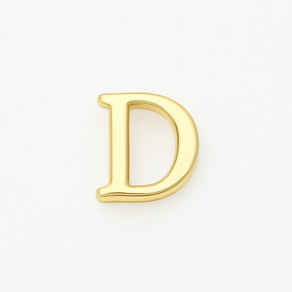 GOLD LETTER CHARM