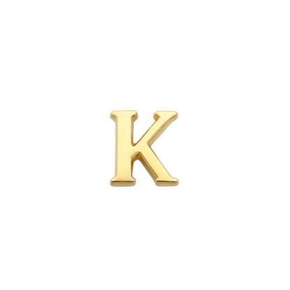 GOLD LETTER CHARM