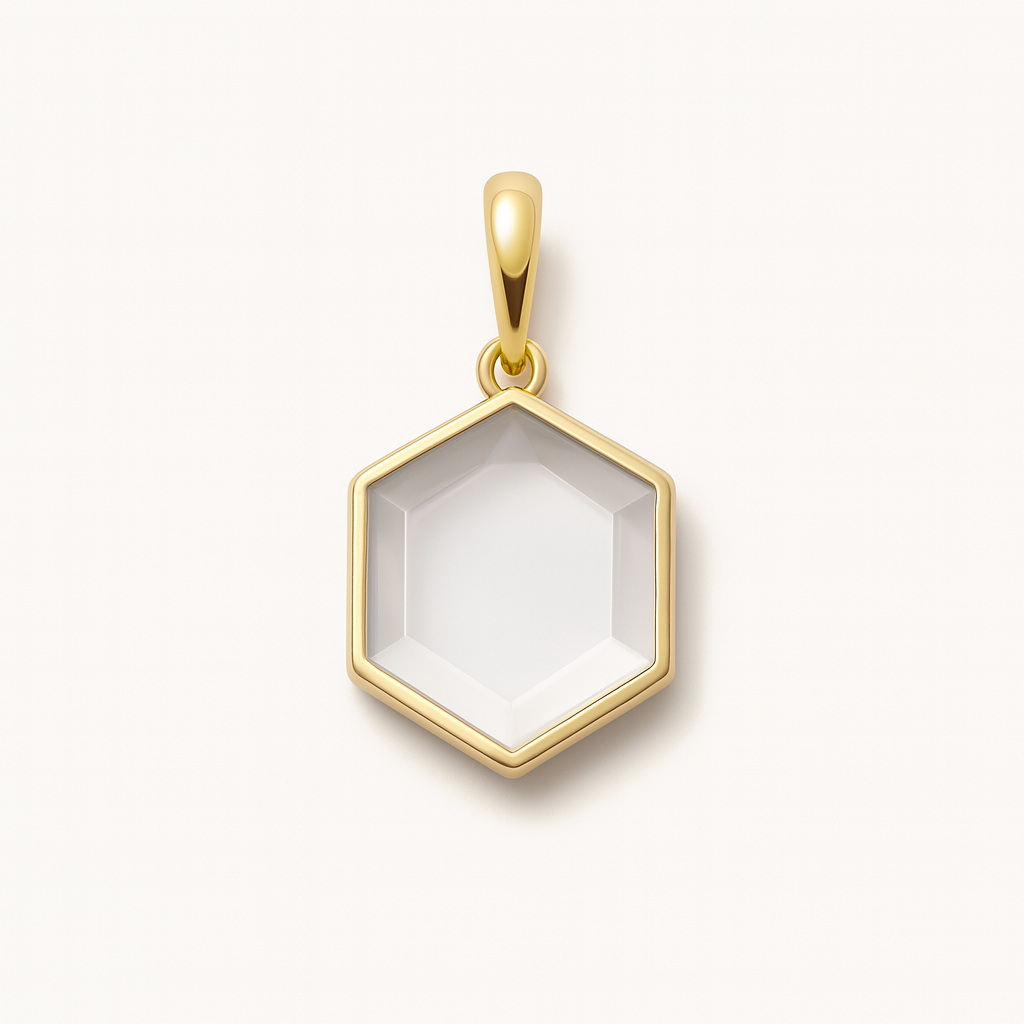 GOLD HEX LOCKET (PRE-ORDER)