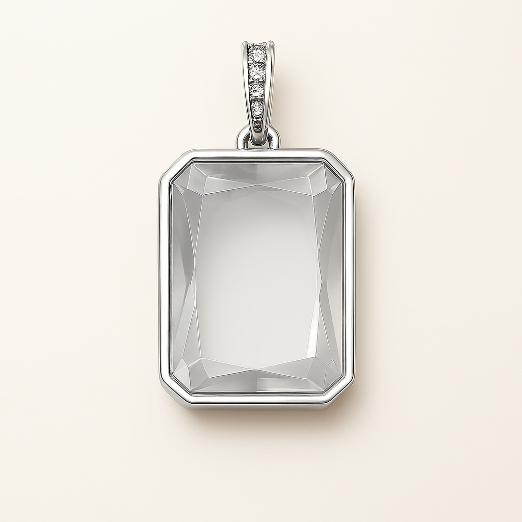 BOX SILVER LOCKET NECKLACE (PRE-ORDER)