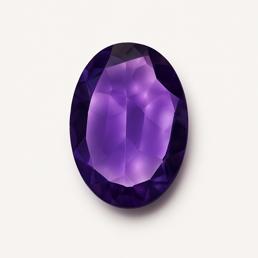 FEBRUARY BIRTHSTONE AMETHYST CHARM