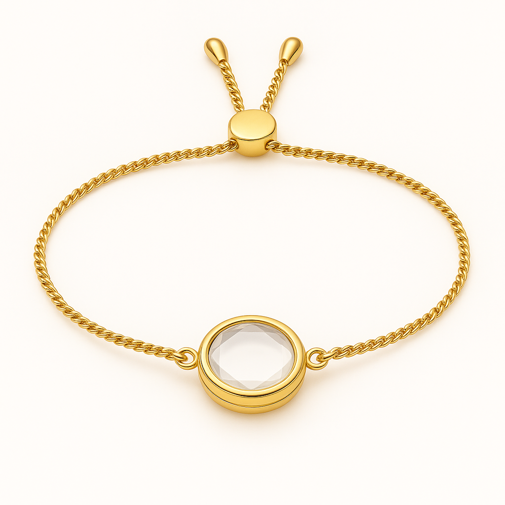 ROUND GOLD LOCKET BRACELET - COMING SOON