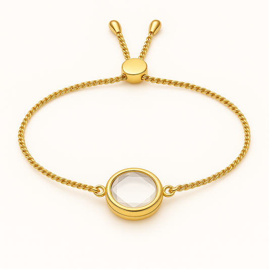 ROUND GOLD LOCKET BRACELET - COMING SOON