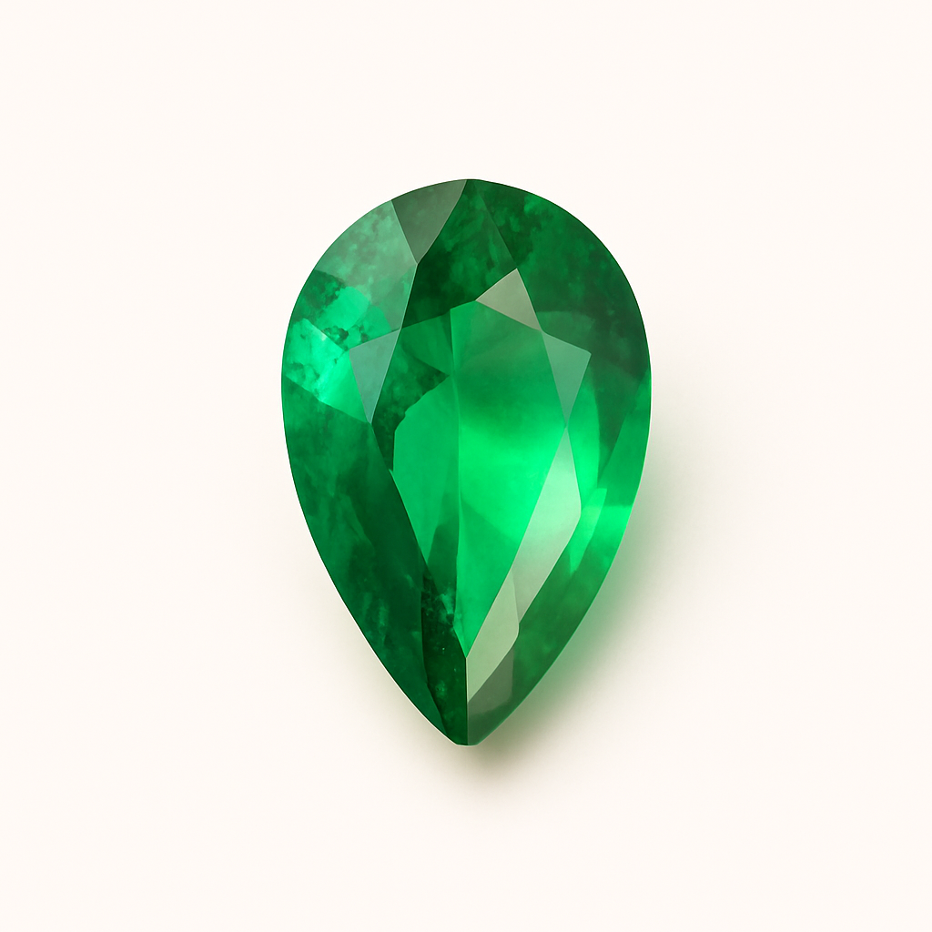 MAY BIRTHSTONE EMERALD CHARM