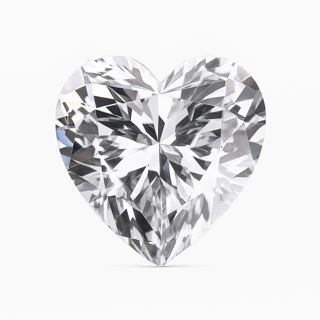 CELESTIAL DIAMOND HEART CHARM